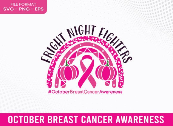 Fight Nights Breast Cancer Awareness SVG