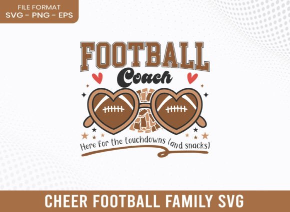 Football Coach Cheer Football Family SVG