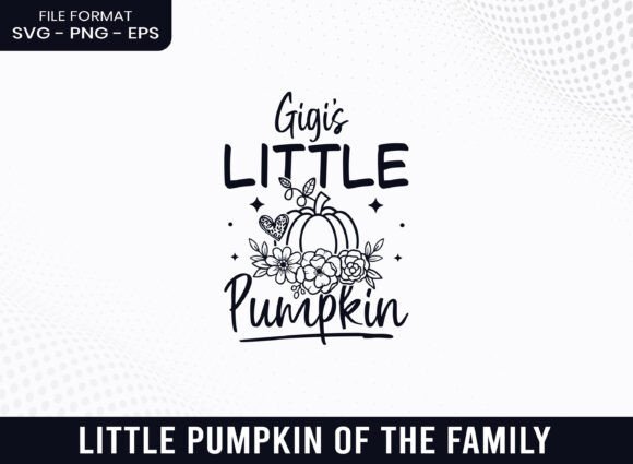 Gigi’s Little Pumpkin Floral Fall SVG