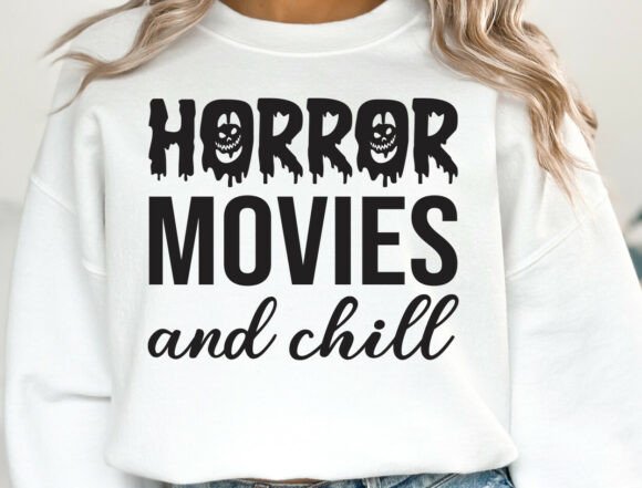 Horror Movies and Chill SVG