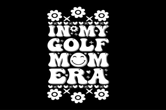 In My Golf Mom Era Groovy Key Chain Svg