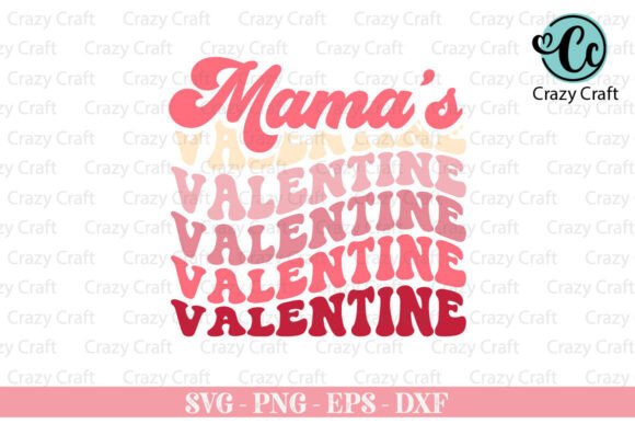 Mama's Valentine Svg, Kids Valentine Svg