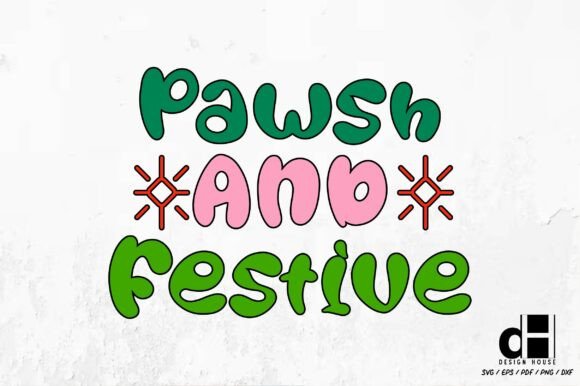 Pawsh Festive – Christmas Dog SVG PNG