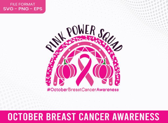 Pink Squad Breast Cancer Awareness SVG