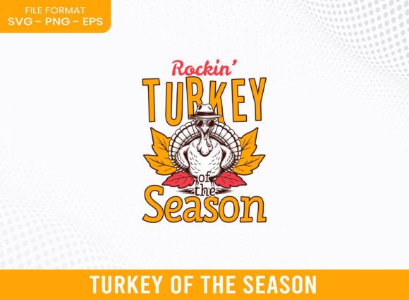 Rockin Turkey of the Fall Season SVG