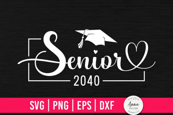 Senior 2040 Graduation SVG PNG