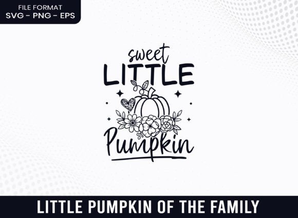 Sweet Little Pumpkin Floral Fall SVG