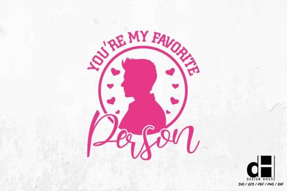 Valentines Man Head Love SVG PNG